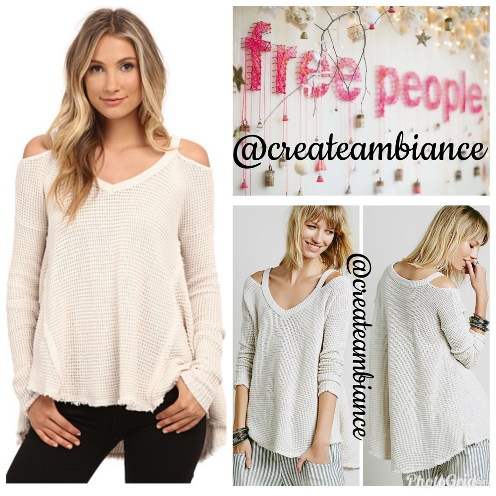 🔥XS,M🔥Free People Cold Shoulder Sweater